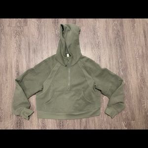 Lululemon Scuba Oversized Half-Zip Hoodie (Grey Sage)